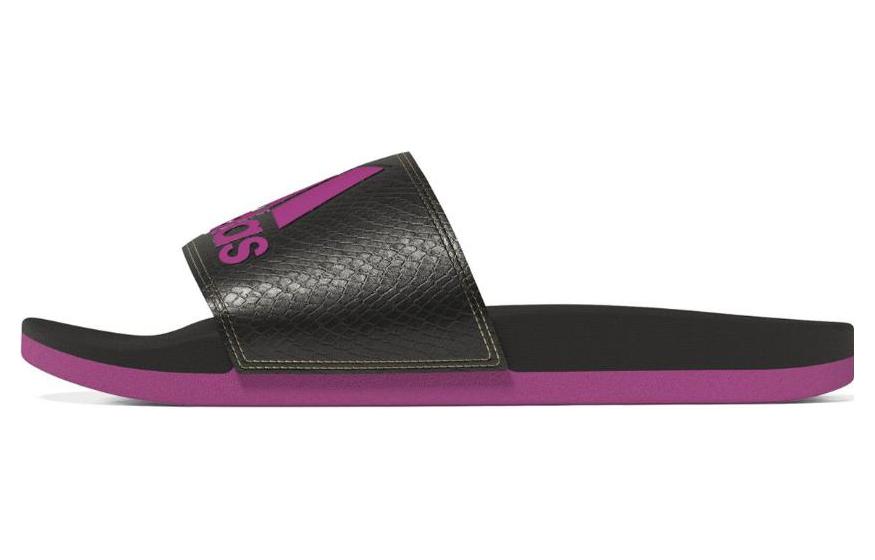 (WMNS) adidas Adilette Comfort Slides 'Black Purple' H03610