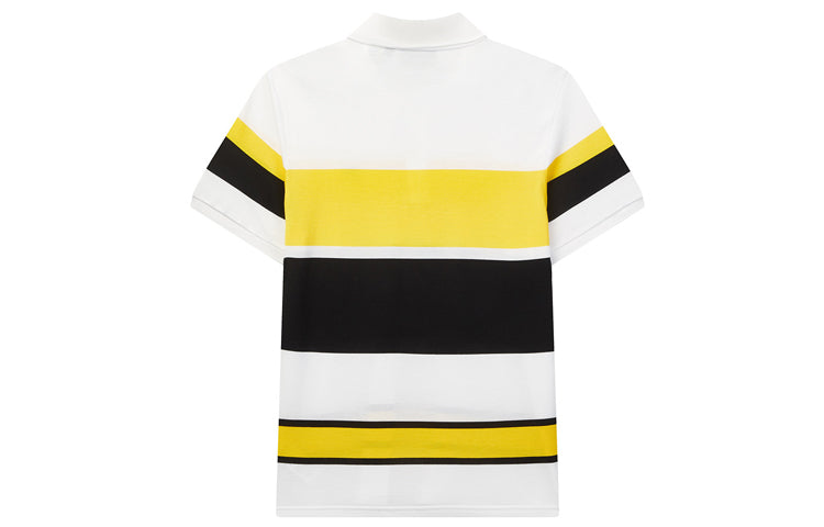 FILA Stripe Sports Short Sleeve POLO White F11M028164F-WT