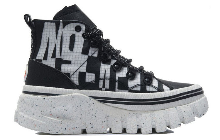 (WMNS) Persue x Li-Ning Boot High-Top Casual Shoes Black/White AGCR262-1