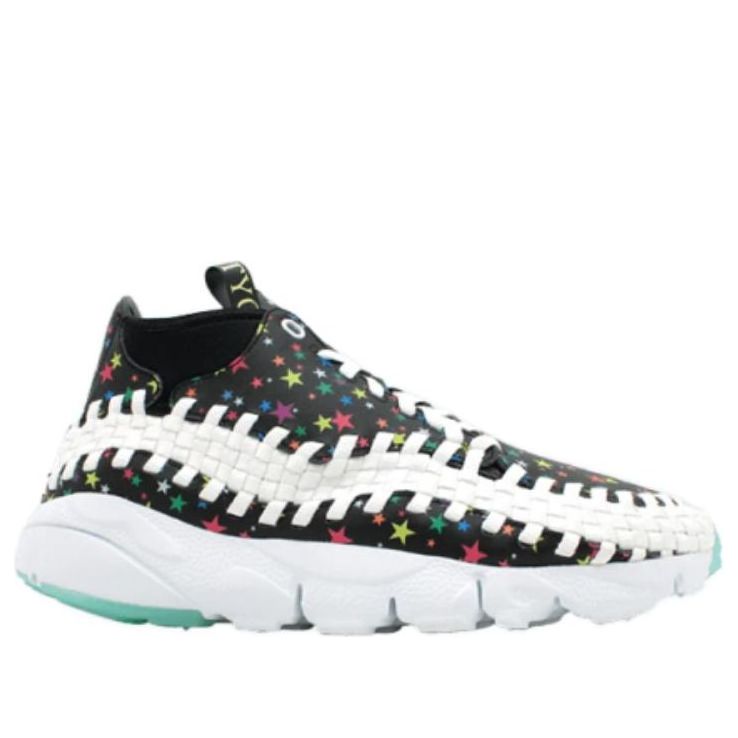 Nike x Atmos Air Footscape Woven Chukka 'Black White' 443686-012