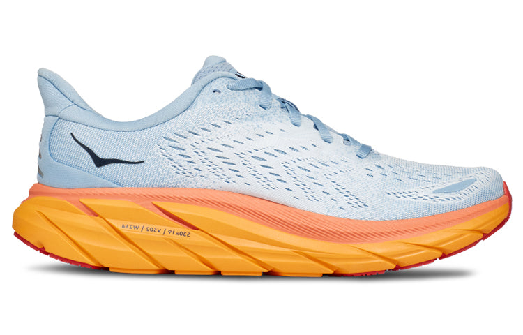 (WMNS) HOKA ONE ONE Clifton 8 Wide 'Summer Blue Ice Flow' 1121375-SSIF