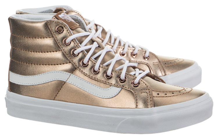 Vans SK8-HI Slim Casual Skateboarding Shoes Gold VN0A32R2LZ9