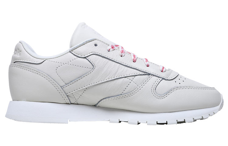 (WMNS) Reebok Classic Leather Logo 'White Red' DV8701
