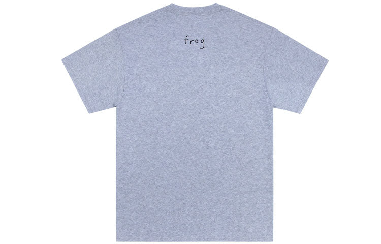 NOAH x Frog Core Logo Tee Printing Short Sleeve Unisex Gray T20SS20ATH