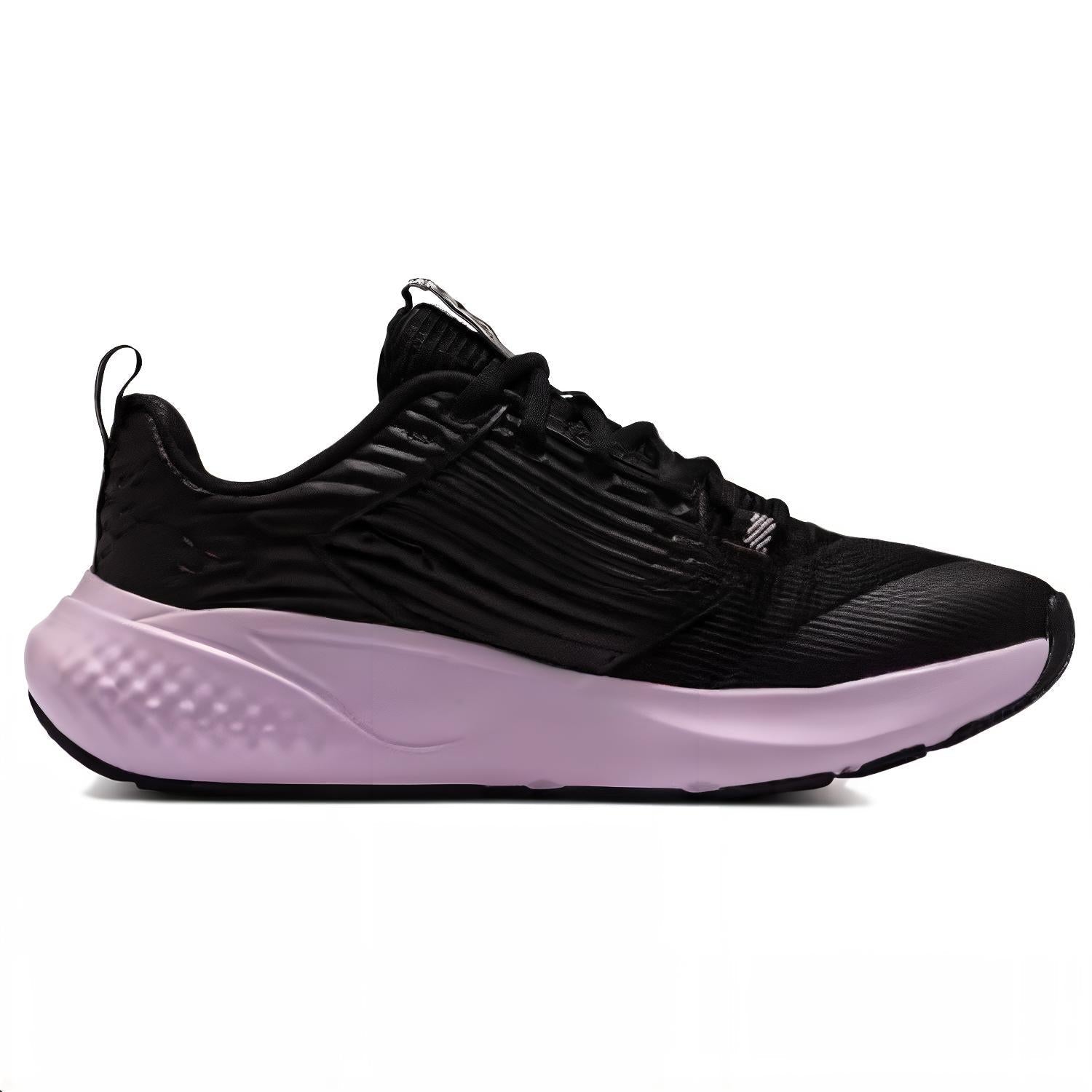 (WMNS) Under Armour Charged Commit 4 'Black Purple Ace' 3026728-003