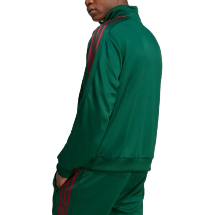 adidas House of Tiro Nations Pack Track Jacket Asia Sizing 'Green Burgundy' IY2057