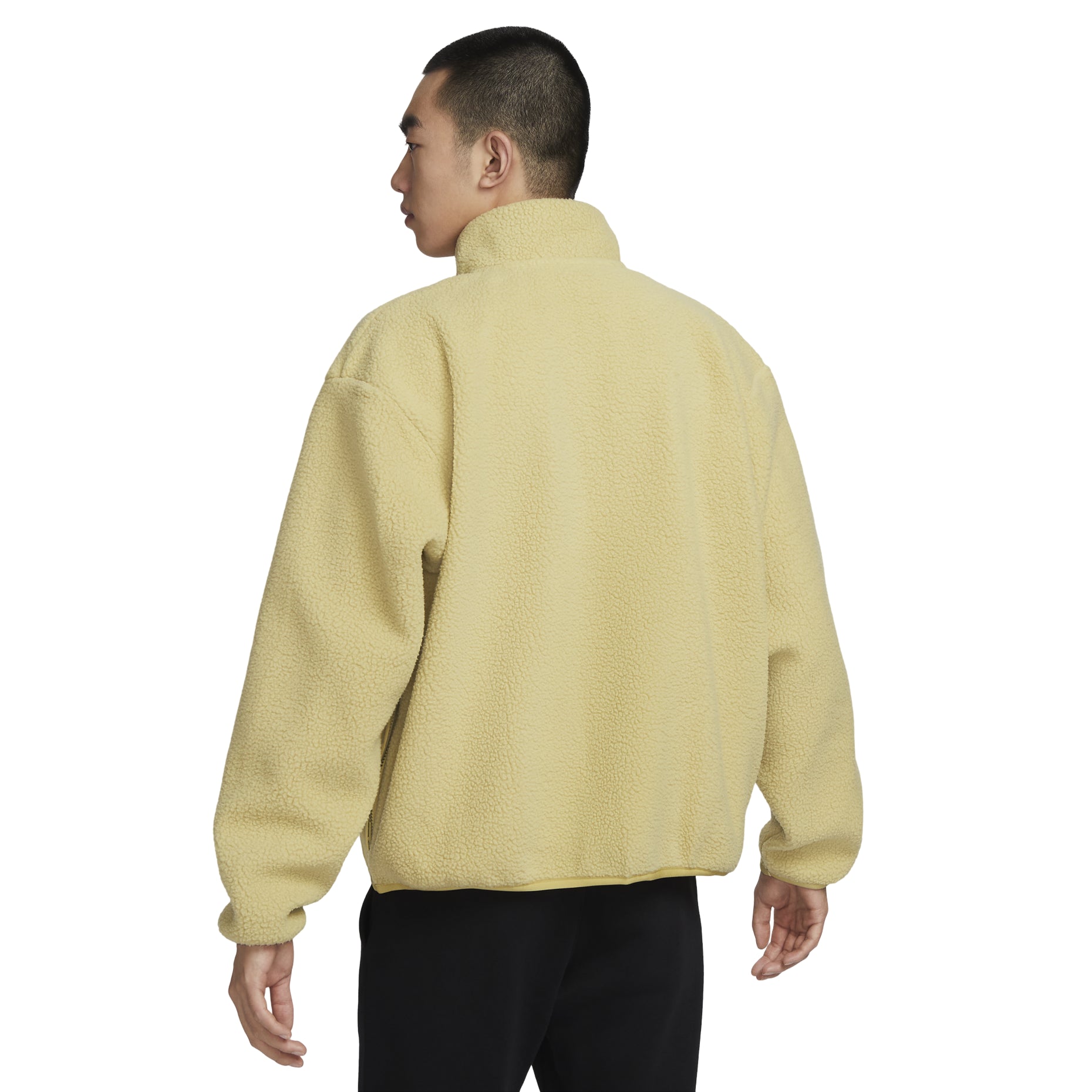Nike Club Fleece+ Sherpa Winterized Jacket 'Buff Gold Black' FB8387-720
