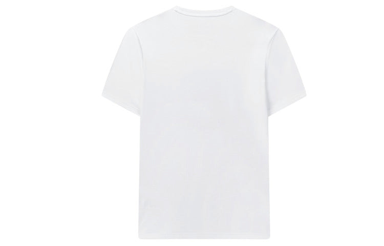 FILA Alphabet Logo Printing Cotton Sports Short Sleeve White F51M018106F-WT
