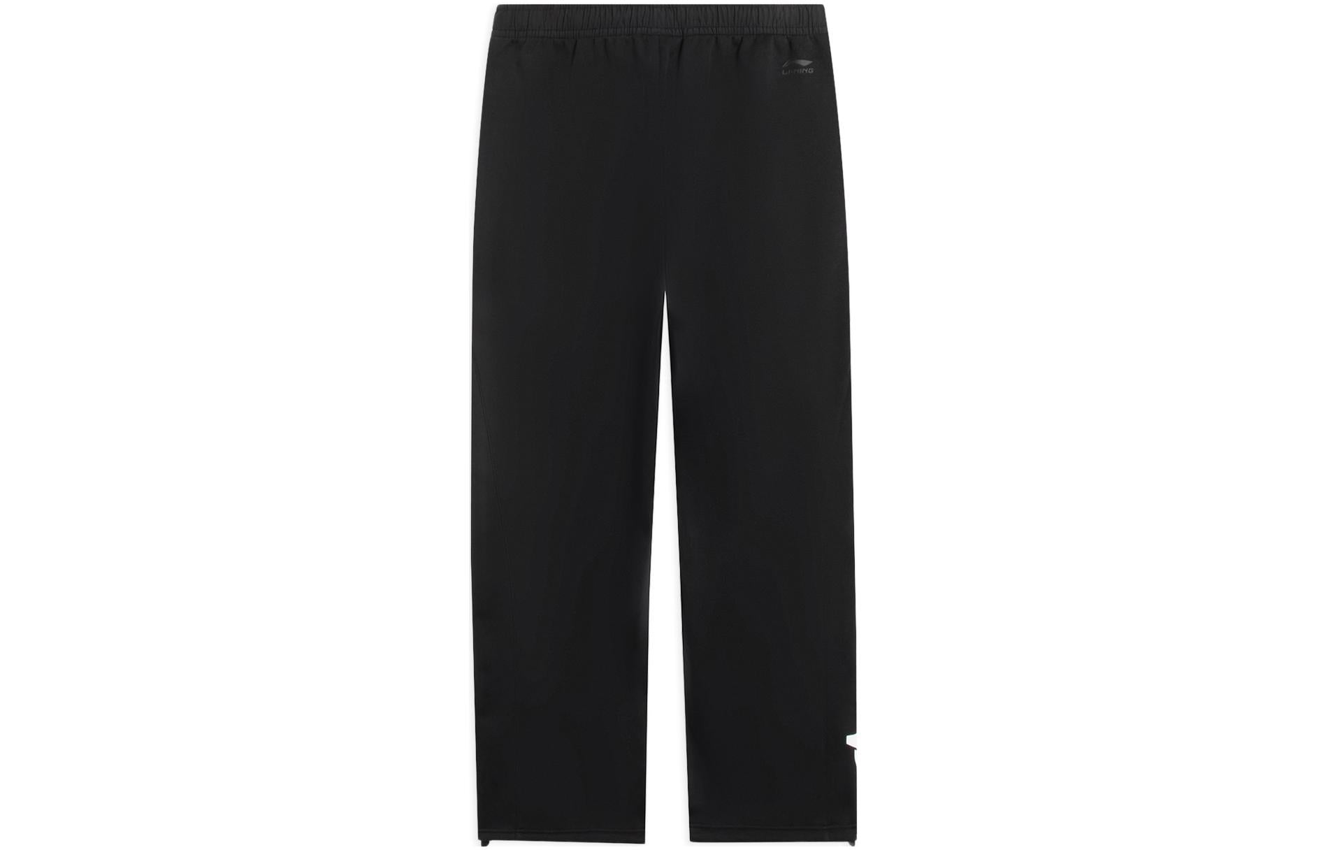 Li-Ning x MARVEL Graphic Straight Sweatpants 'Black' AKLSE91-1