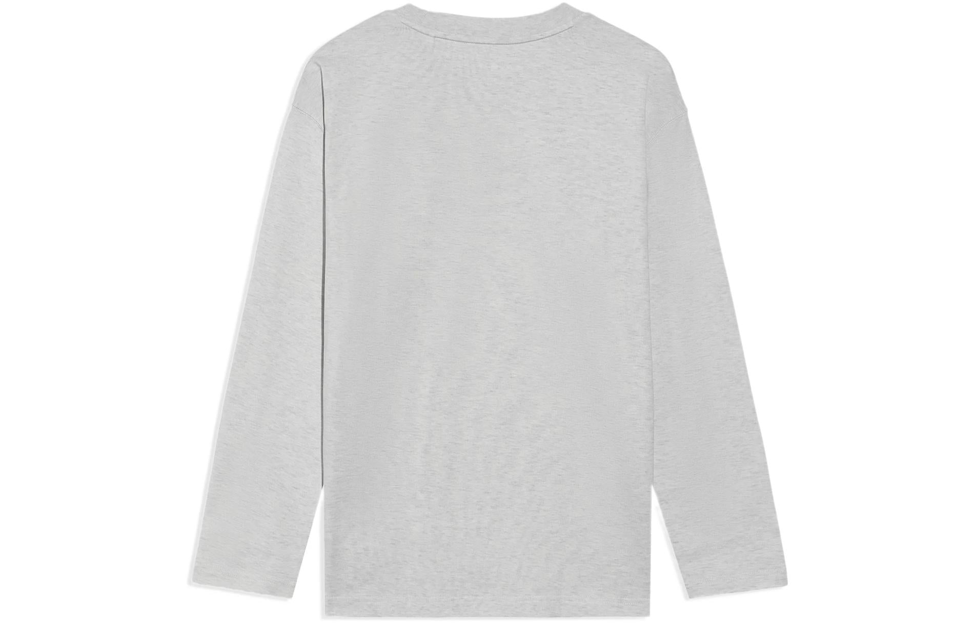 Li-Ning Vital Series Logo Printing Round Neck Top 'Grey' AHSS138-2