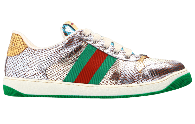 Gucci Screener GG Sneakers 'Metallic Python' 658035-18L40-8161