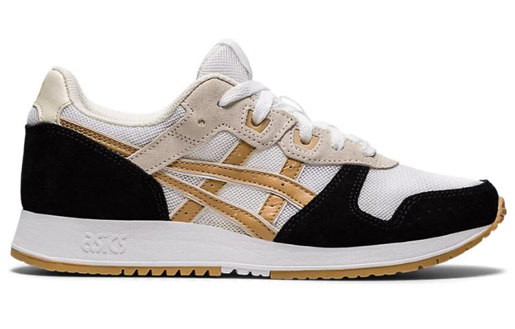 (WMNS) ASICS Lyte Classic Running Shoes White/Black/Gold 1202A112-100