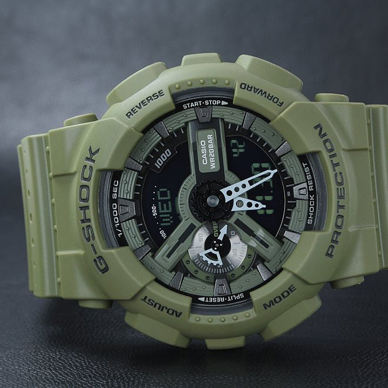 CASIO G-Shock Analog-Digital 'Green' GA-110LP-3A