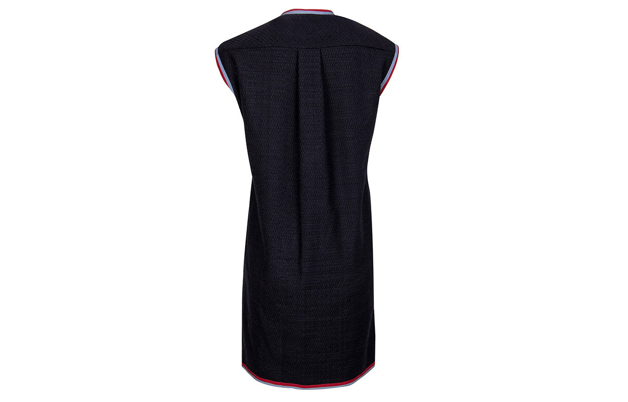 (WMNS) Gucci SS21 Collar Single Breasted Sleeveless Black Dress 584870-ZABID-1043