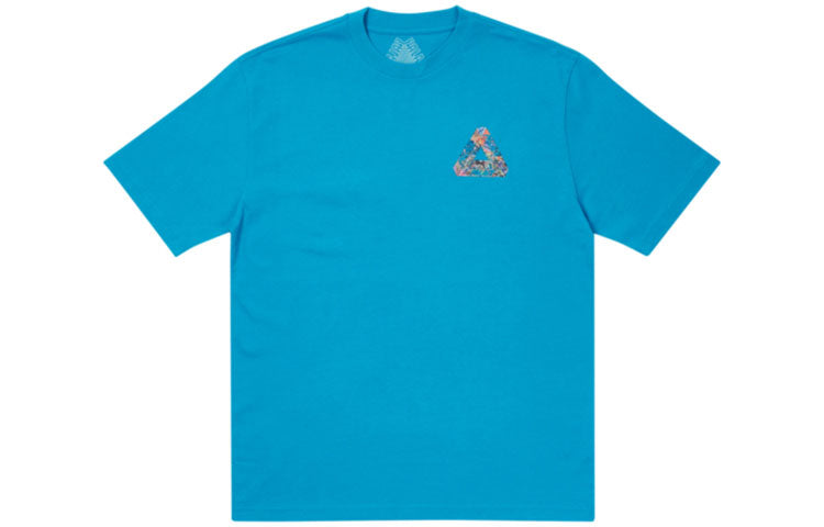 Palace FW21 Tri-Sticker Pack Logo T-Shirt 'Blue' P21TS111