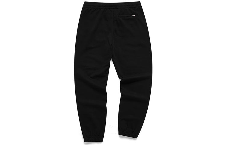 FILA FUSION Loose Bundle Feet Casual Long Pants Black T11M115605F-BK