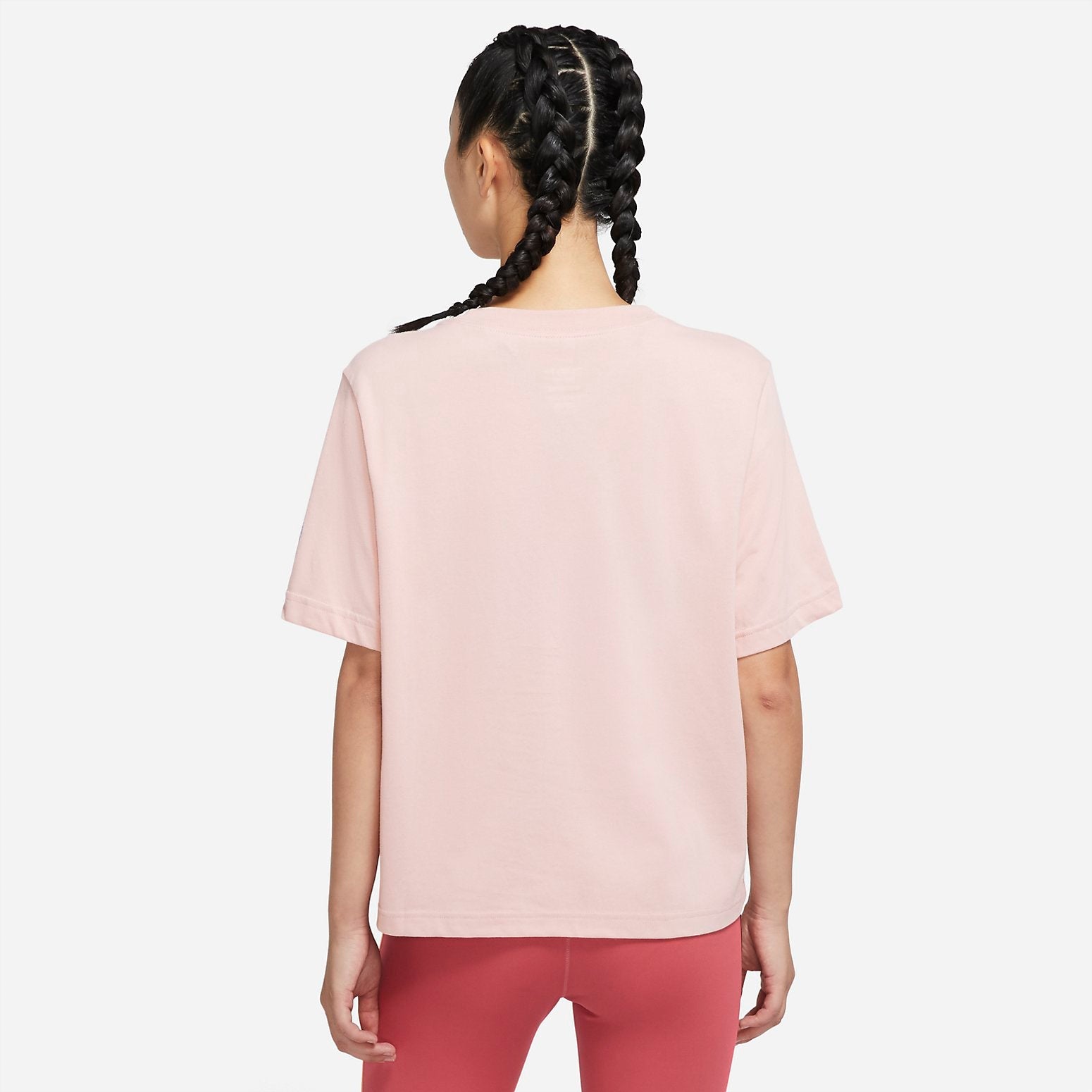 (WMNS) AS W NK DF B. GARDEN SS Tee PINK OXFORD DM7913-601