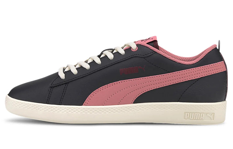 (WMNS) PUMA Smash v2 Black/Pink 365208-22