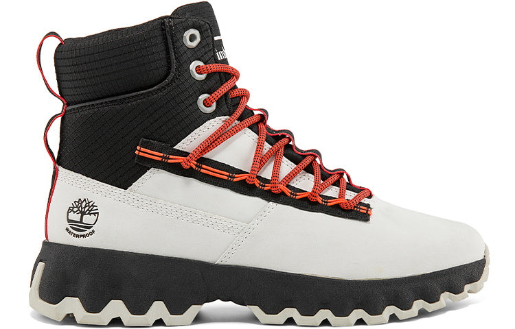 Timberland Greenstride Edge Waterproof Wide Fit Boots 'White Nubuck' A2KSSW