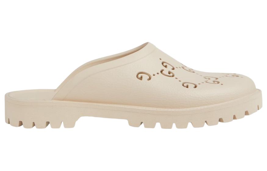 Gucci Slip On Sandal 'Cut Out Monogram - Mystic White' 655517-JFB00-9022