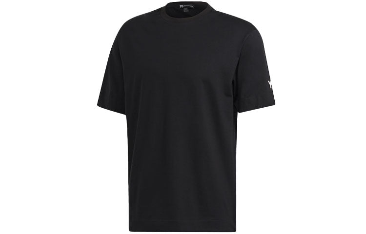 Y-3 Back Printing Casual Short Sleeve Unisex Black GK4362