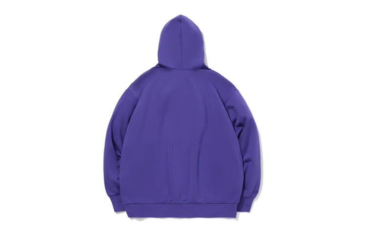Li-Ning Pullover Loose hooded Sports Long Sleeves Couple Style Purple AWDQC16-4