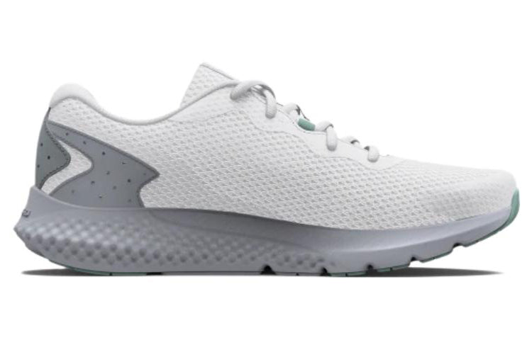 (WMNS) Under Armour Charged Rogue 3 'White Grey' 3025756-100