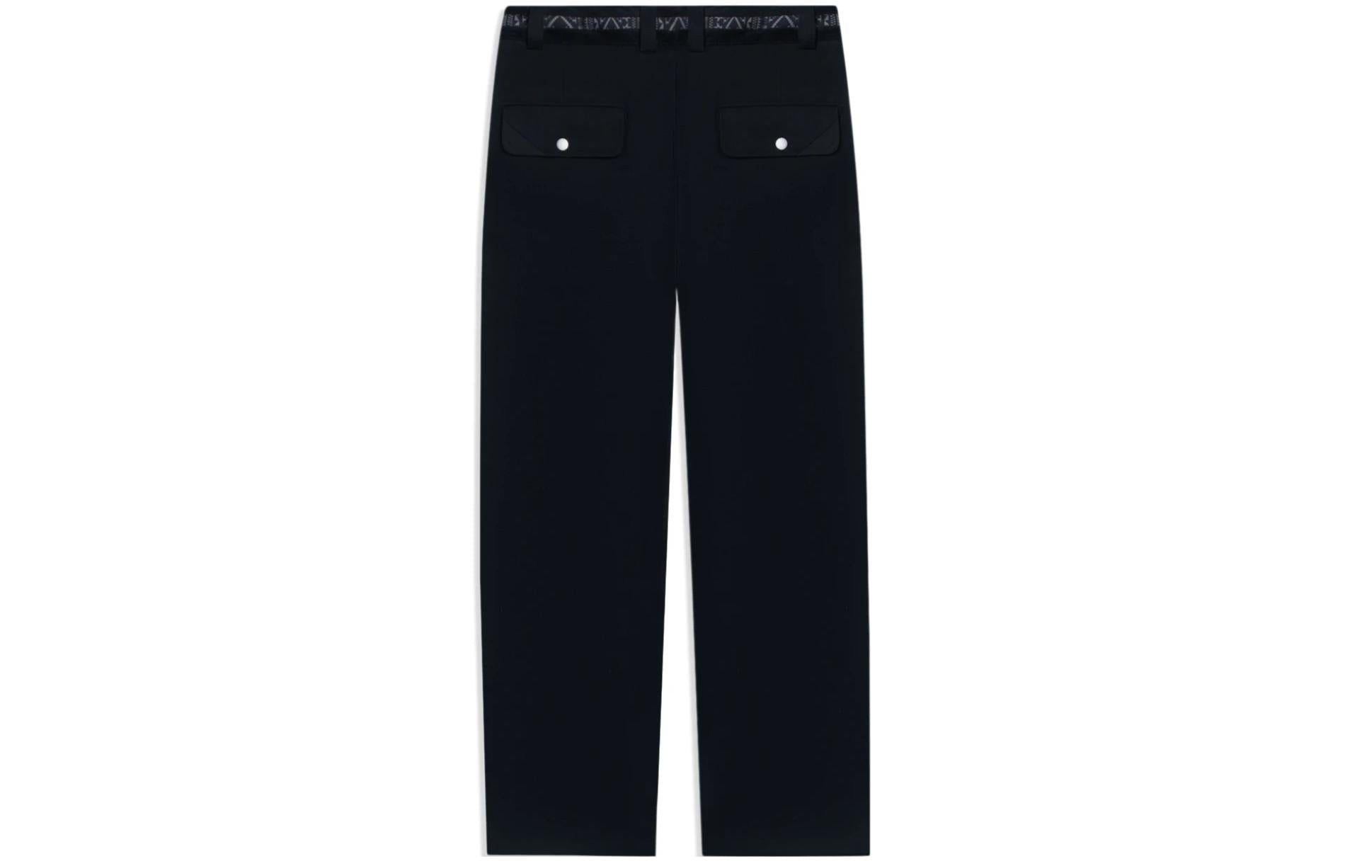 Li-Ning Embroidery Logo Straight Pants 'Black' AKXSB55-3