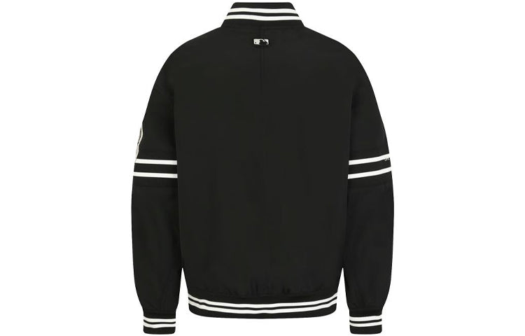 MLB NY Loose Sports Fashion Stylish Jacket Unisex Black 31JP06011-50L