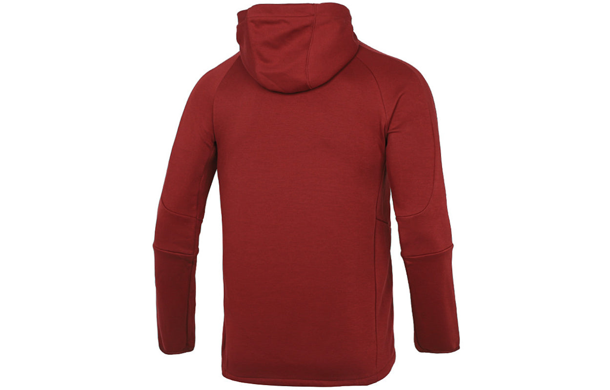 PUMA Logo Printing Sports Pullover Deep Red 846340-22