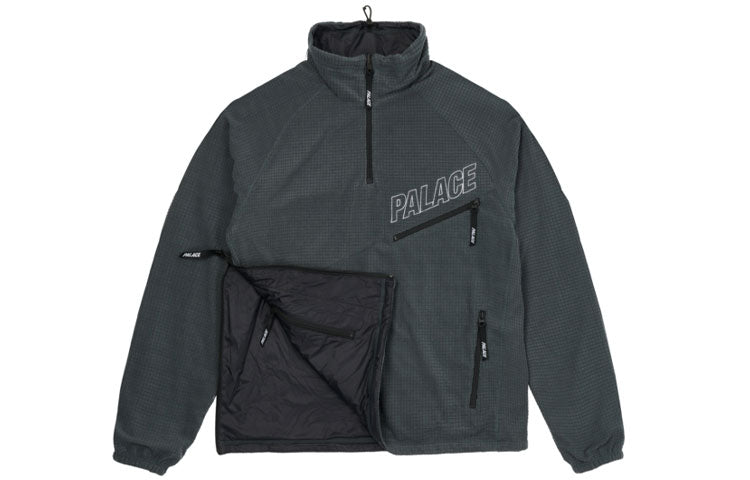 Palace Polar Grid Reverse Jacket 'Black' P21JK018
