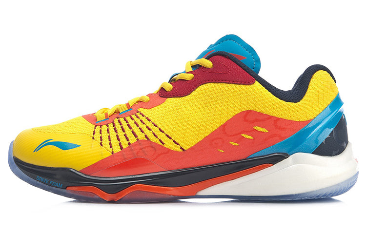 Li-Ning Monkey King Badminton Shoes 'Yellow Red Blue' AYAP013-4