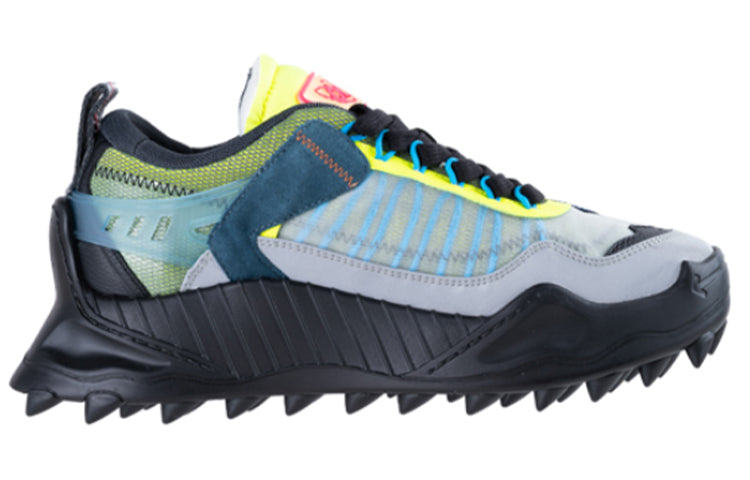 Off-White Net Sports Shoes Blue OMIA139E20FAB001JW