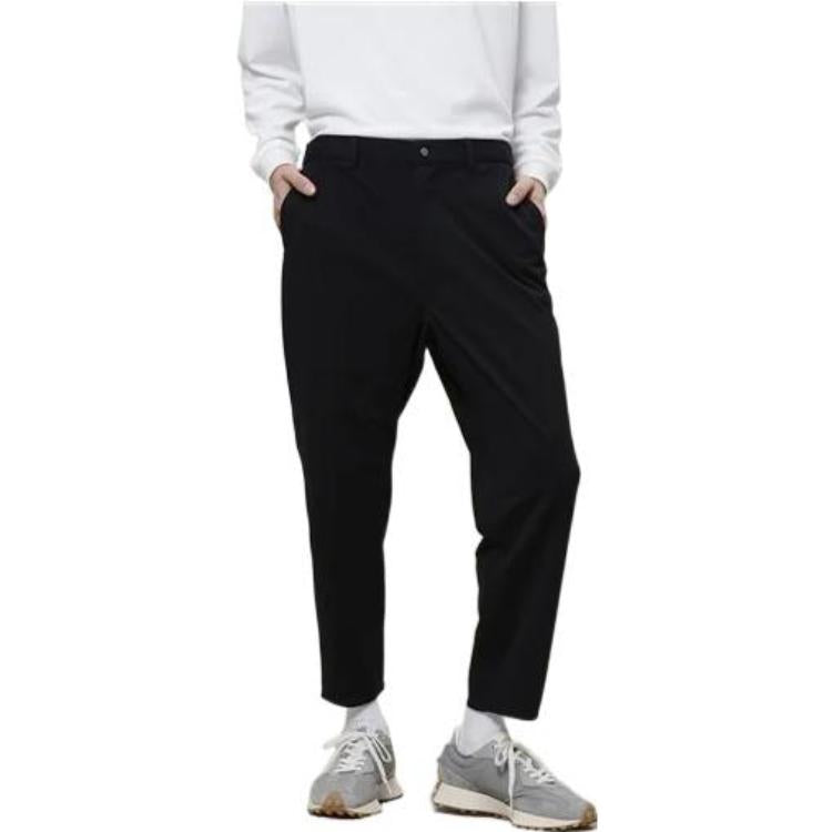 New Balance Lifestyle Straight Pants Asia Sizing 'Black' AMP25012-BK