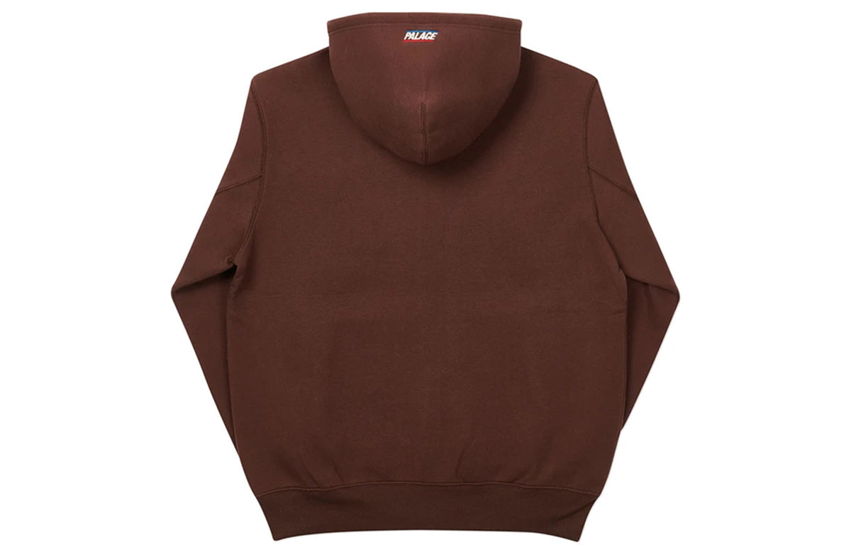 PALACE Drawstring hooded Zipper Jacket Unisex Red P19CS278