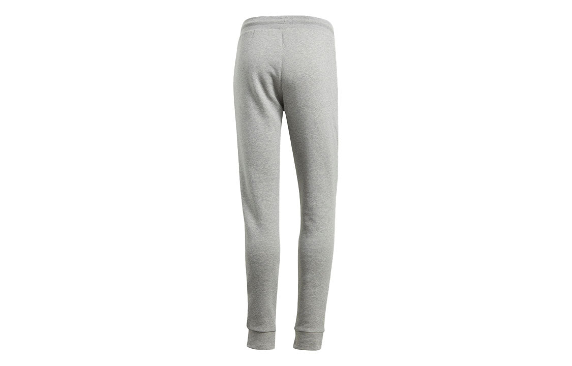 adidas originals Trefoil Pants Solid Color Training Bundle Feet Sports Pants Gray ED8786