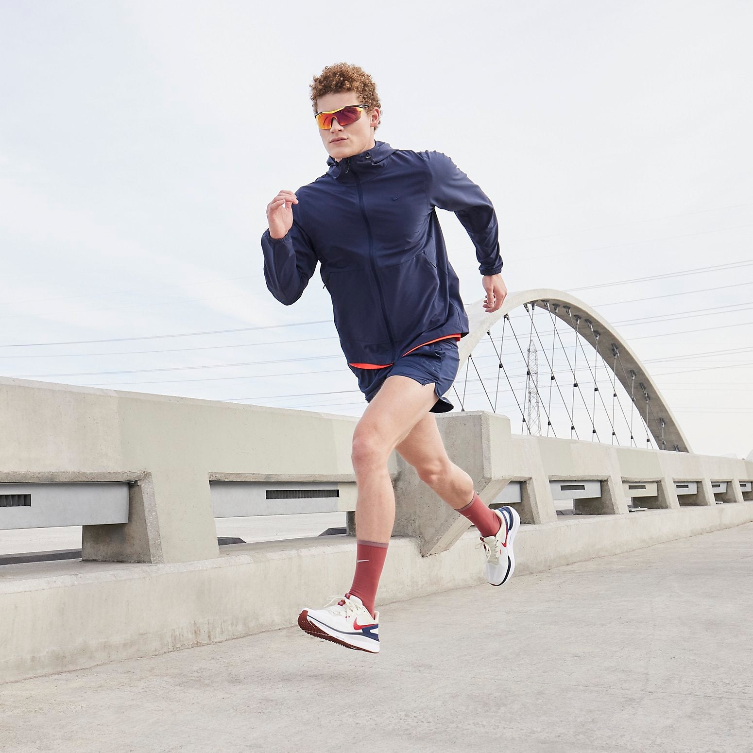 Nike Air Zoom Structure 25 'Cream Red Navy' DJ7883-001