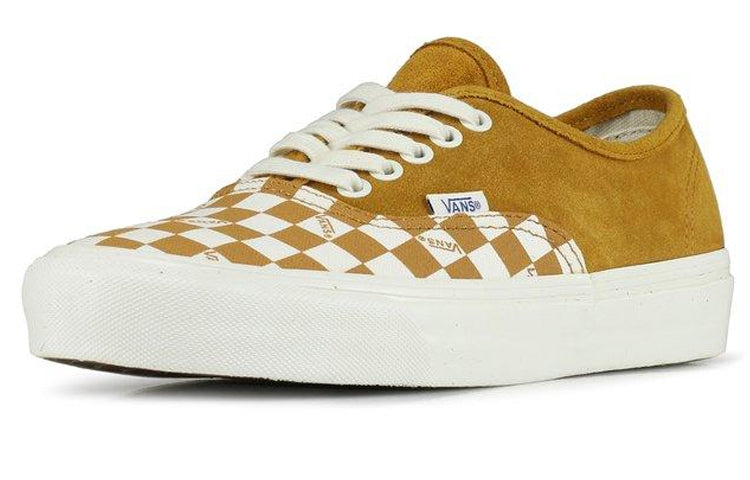 Vans Vault OG Authentic LX Checkerboard Yellow/White VN0A45JJVQB1