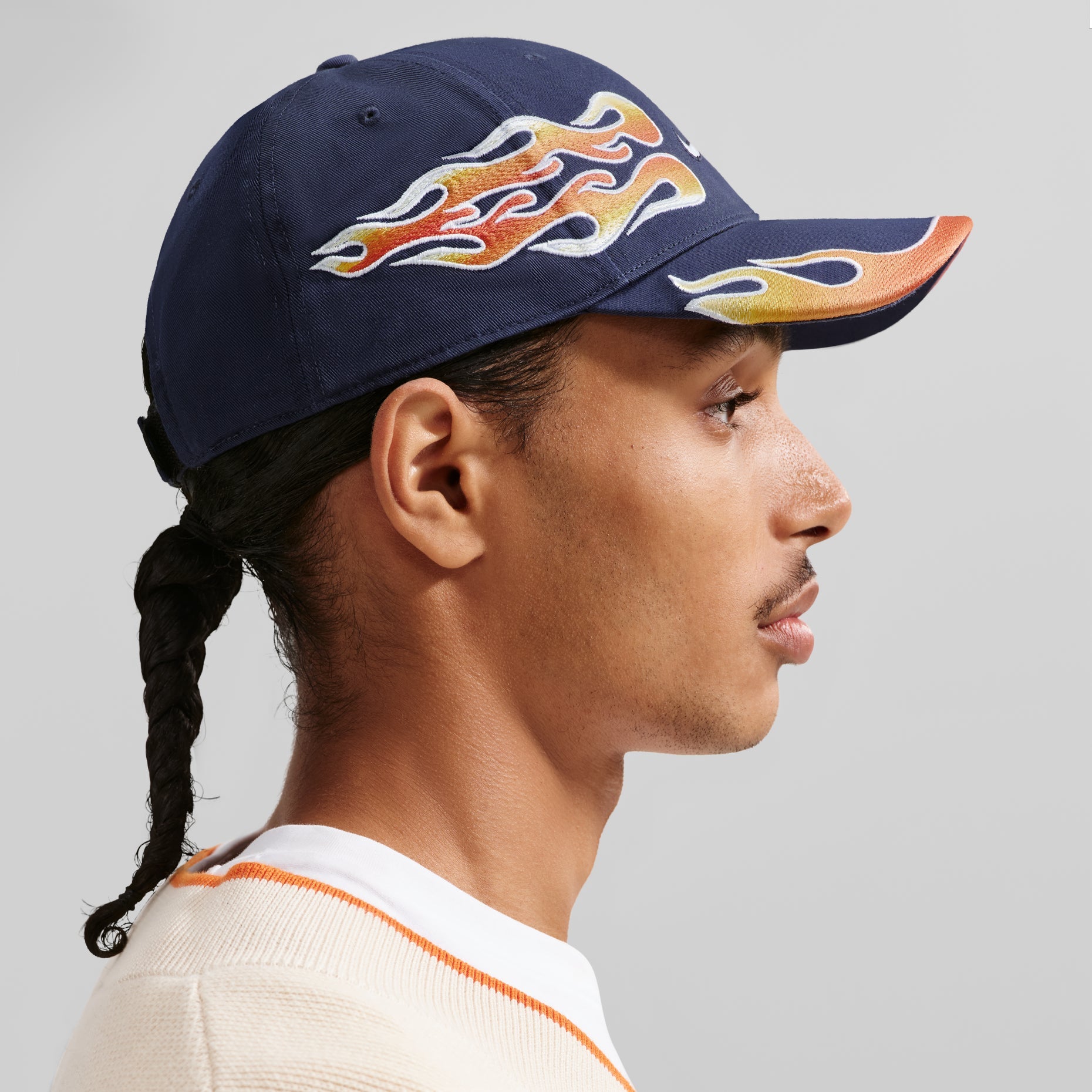 Nike Club Semi-Structured OG Flame Cap 'Midnight Navy' IH9258-410