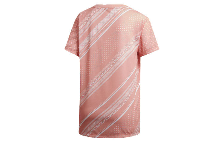 (WMNS) adidas originals Round-neck Grey/Pink DV2626