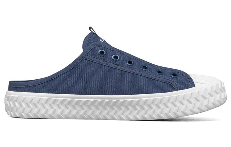 (WMNS) Skechers Street Trax 'Blue White' 155386-NVY
