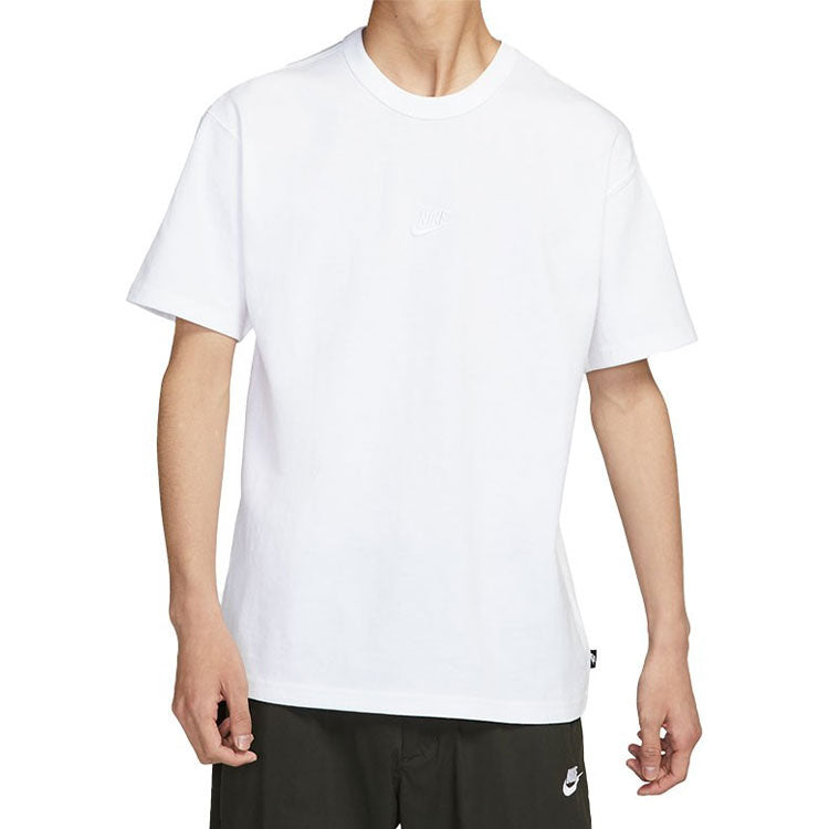 Nike Solid Color Round Neck Casual Short Sleeve White DO2052-100