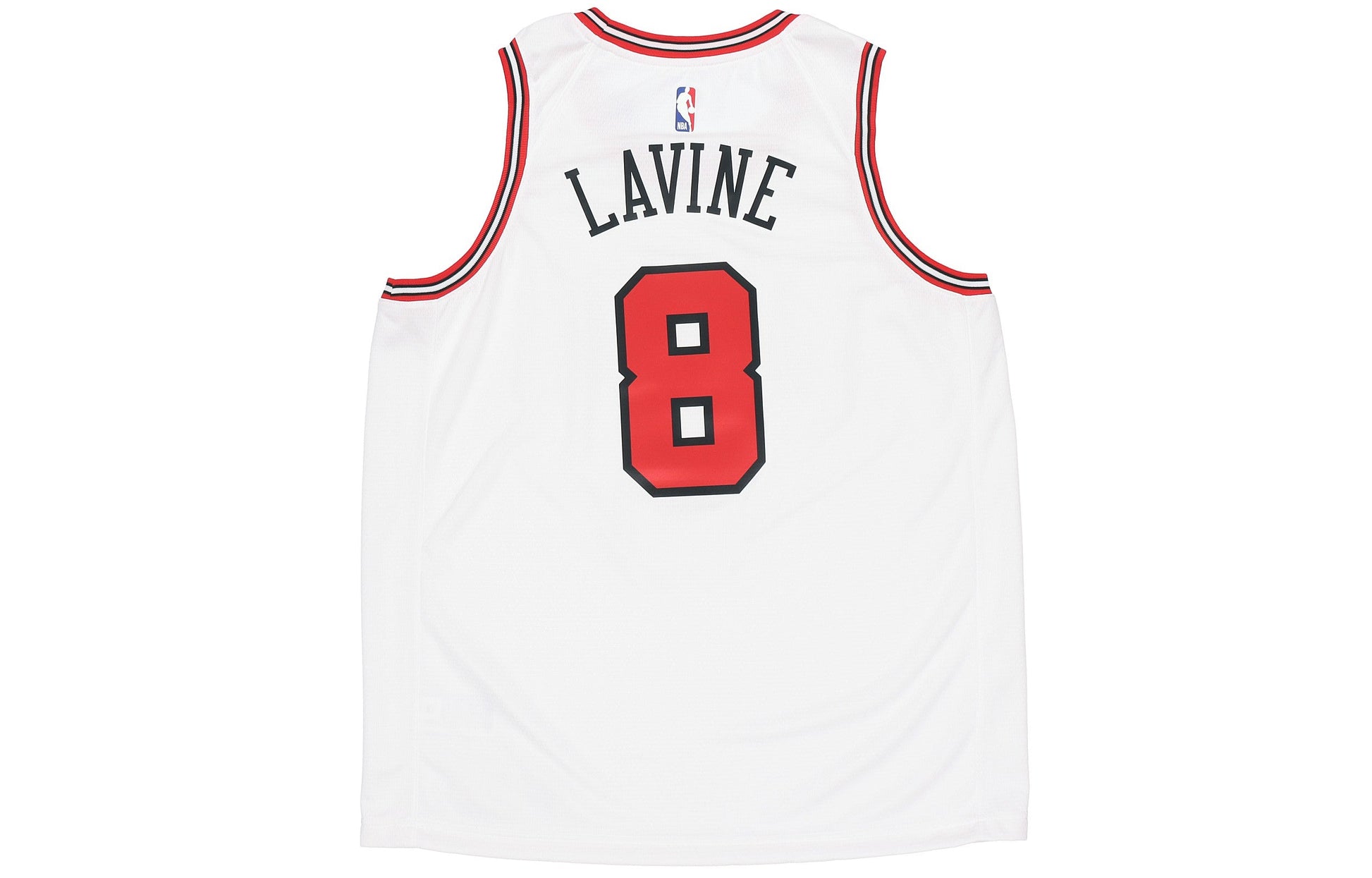 Men's Nike NBA Swingman SW Fan Edition 2020 Season Chicago Bulls Zach Lavine No. 8 Basketball Sports White Jersey CW3586-105