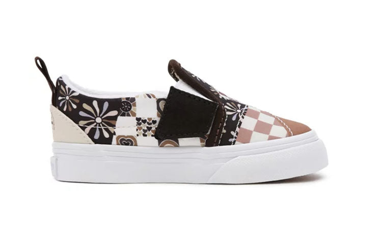 Vans Divine Energy Classic Slip-On Velcro 'Cream Brown White' VN000UBSAS0