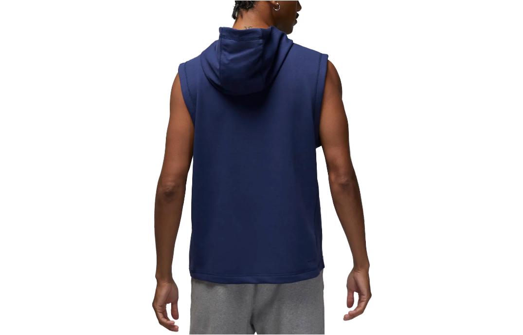 Air Jordan Dri-FIT Sport Fleece Sleeveless Hoodie 'Midnight Navy' DZ0571-410