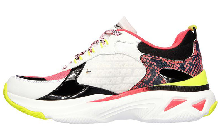 (WMNS) Skechers Energy Racer Low-Top Running Shoes White/Red/Black 149372-WBC