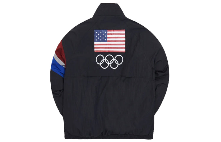 Men's KITH USA National Team Sports Jacket Navy Blue KH1252-100