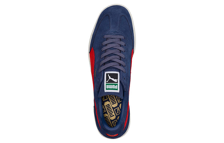 (WMNS) PUMA Liga Suede Low Running Shoes Blue/Red/White 365444-01