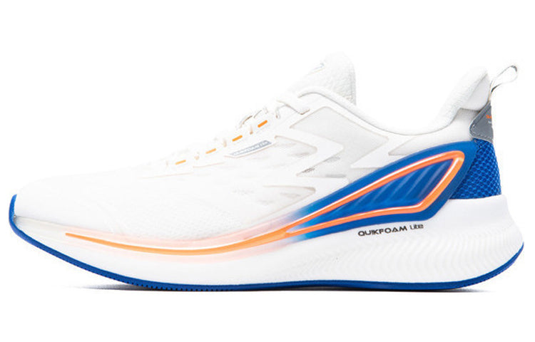 361 Degrees QU!K LITE Lightweight Breathable Running Shoes 'White Blue' 572032218-1