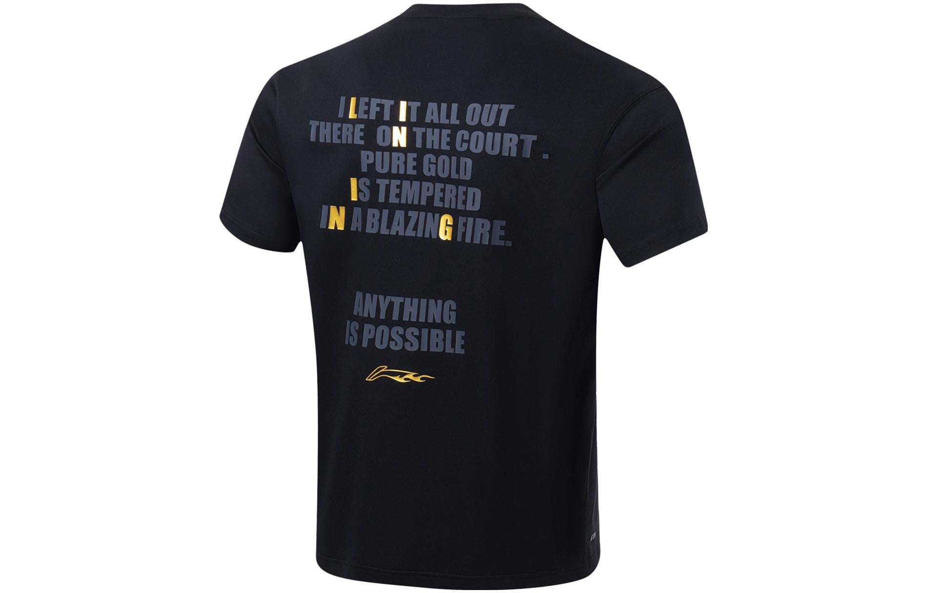 Li-Ning Jimmy Butler Fast Dry Basketball T-shirt 'Black' ATST091-7